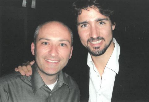 He may look a tad different, but that is definitely Justin Trudeau before he became Canada's Prime Minister