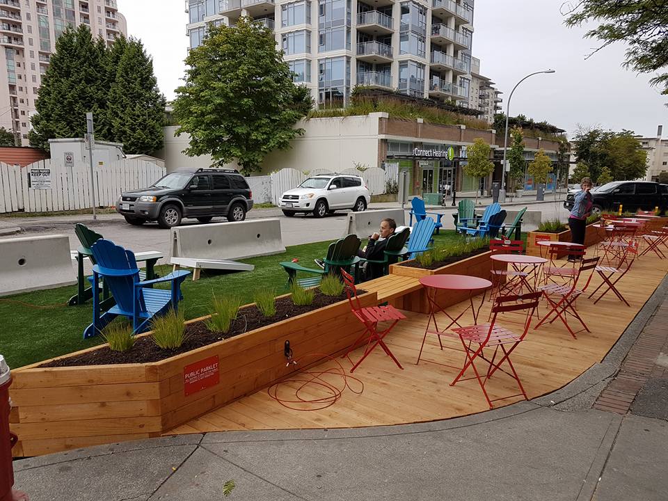 New Westminster has dabbled with the concept of building new parklets