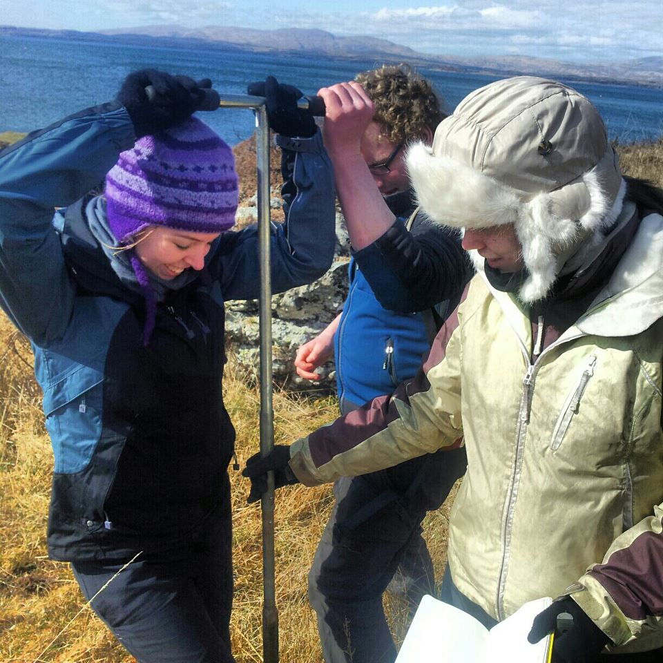 Field work in Scotland