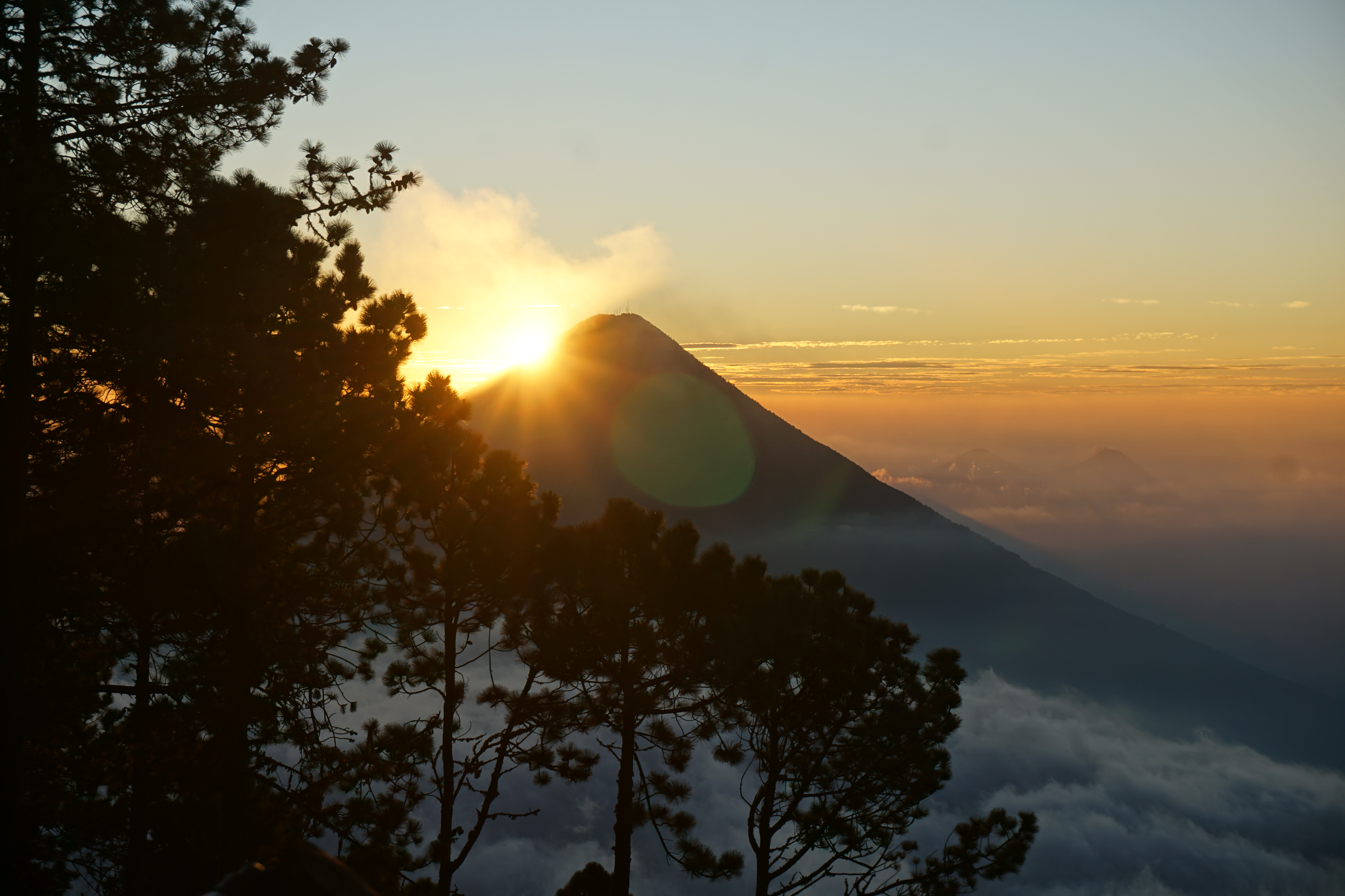 Sunset on Agua (Guatemala)