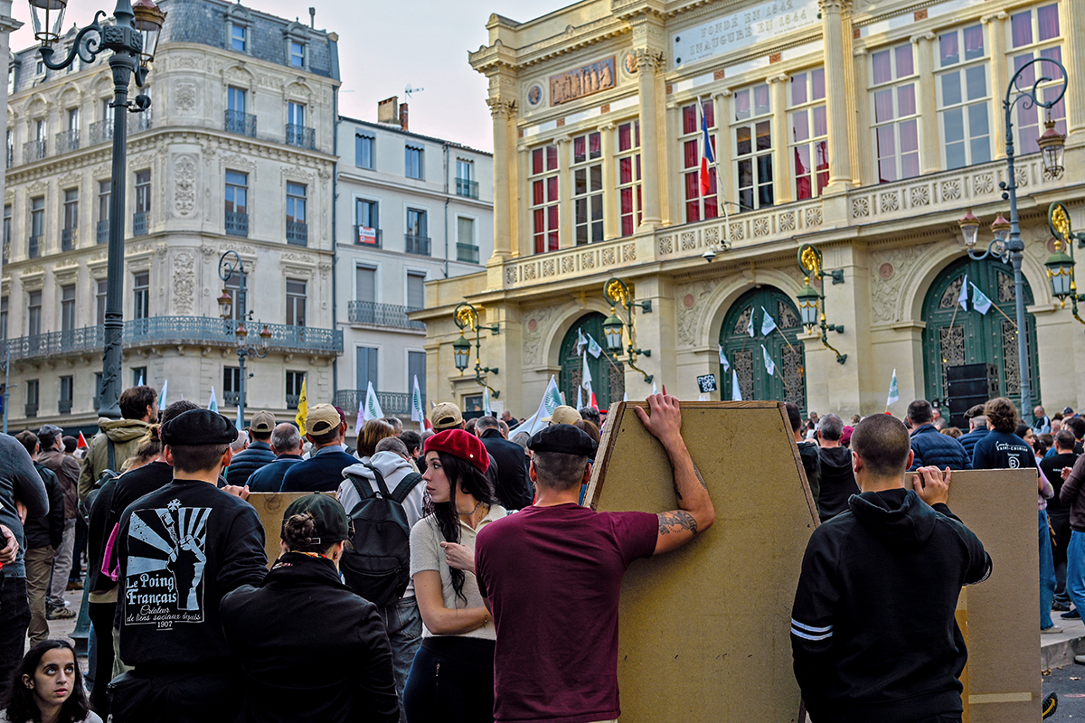 Vignerons Béziers Manifestation Crise viticole Terroir