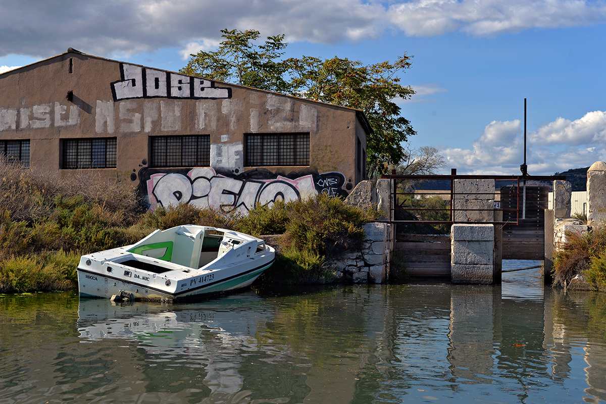 Étang de l'Ingril Hérault Sud de la France