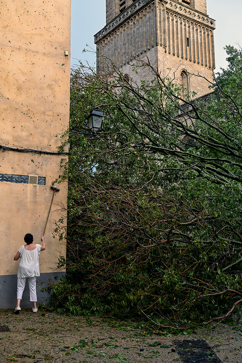 Tornade Béziers Hérault Occitanie Cathédrale Saint Nazaire