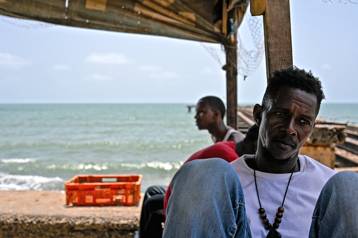 Bakau Fishing Harbour Banjul the Gambia