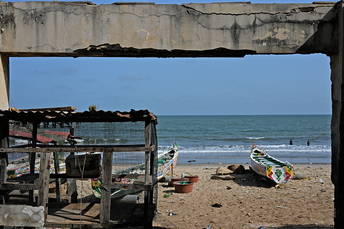 Bakau Fishing Harbour Banjul the Gambia