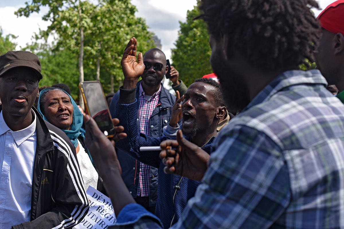 Soudan Paris Manifestation