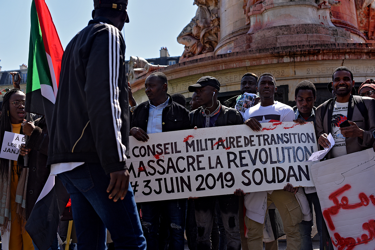 Soudan Paris Manifestation