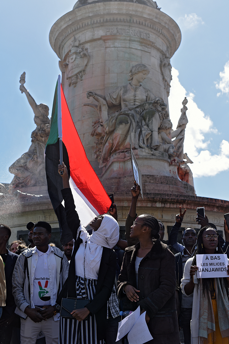 Soudan Paris Manifestation