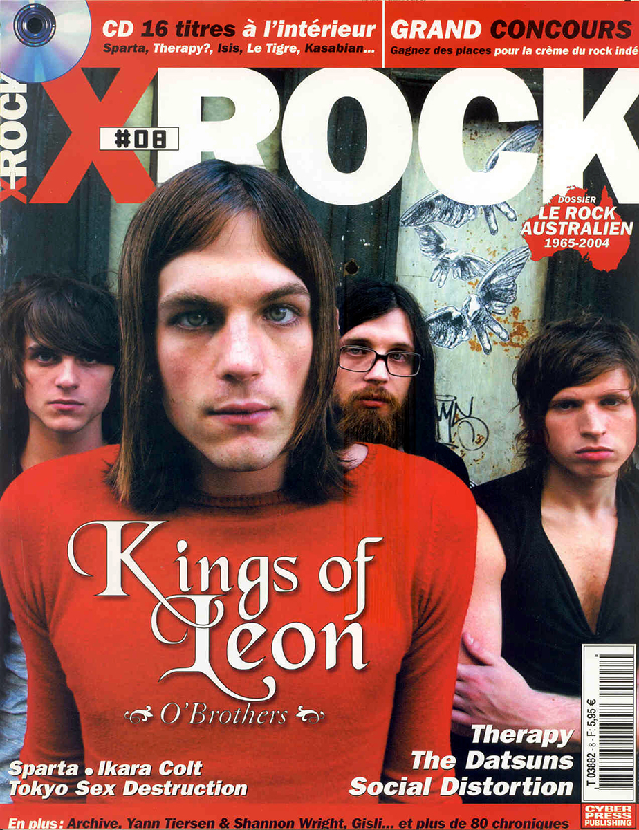 Kings of Leon en couverture du magazine X-Rock
