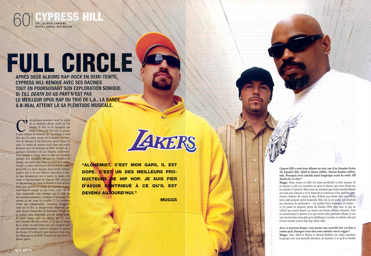 Cypress Hill pour le magazine Rap US