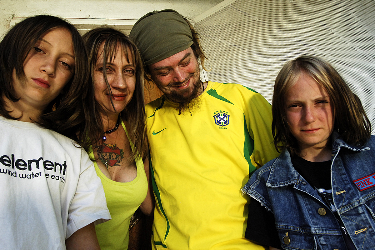 Max Cavalera and family at home Phoenix