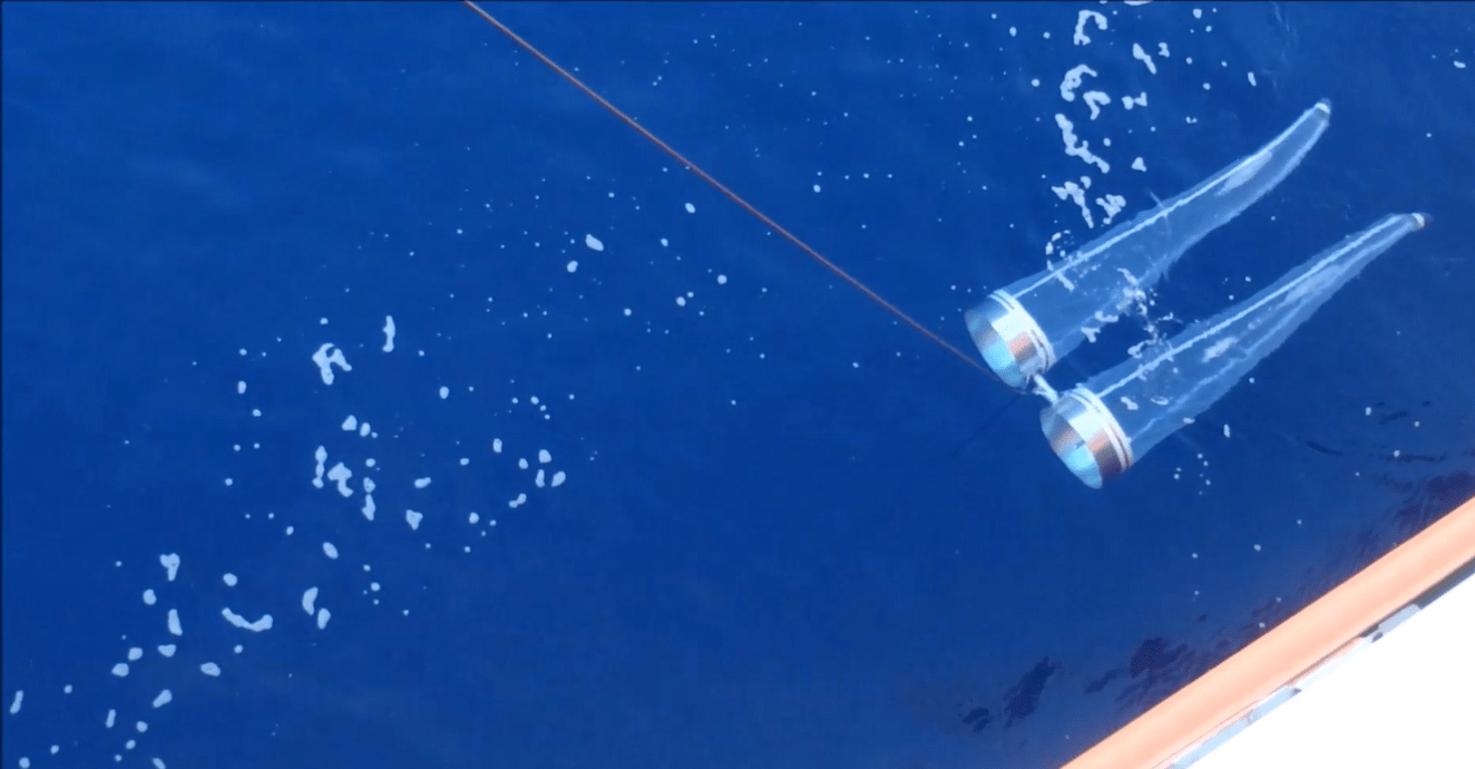 Sampling for microplastics.