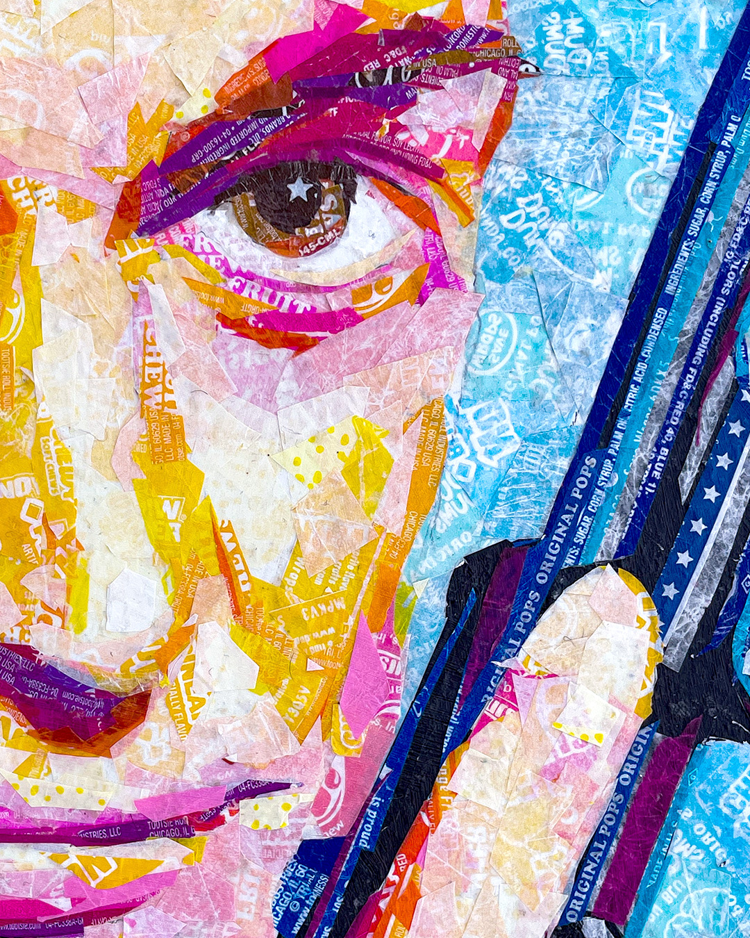 James Bond, Made with Candy Wrappers | Daniel Scott Jr.