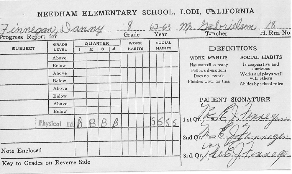 Report Cards Needham 3