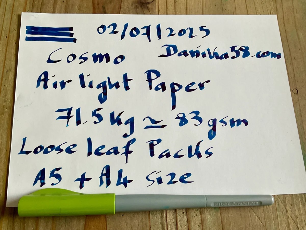 Cosmo air light paper
