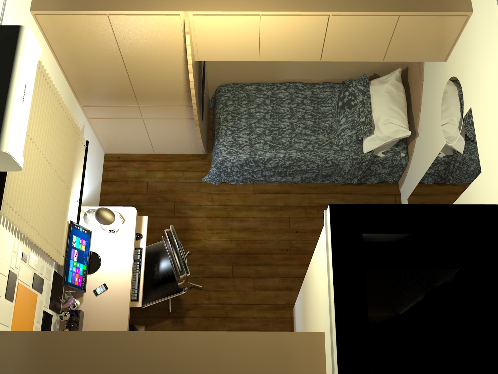 Quarto solteiro - menina