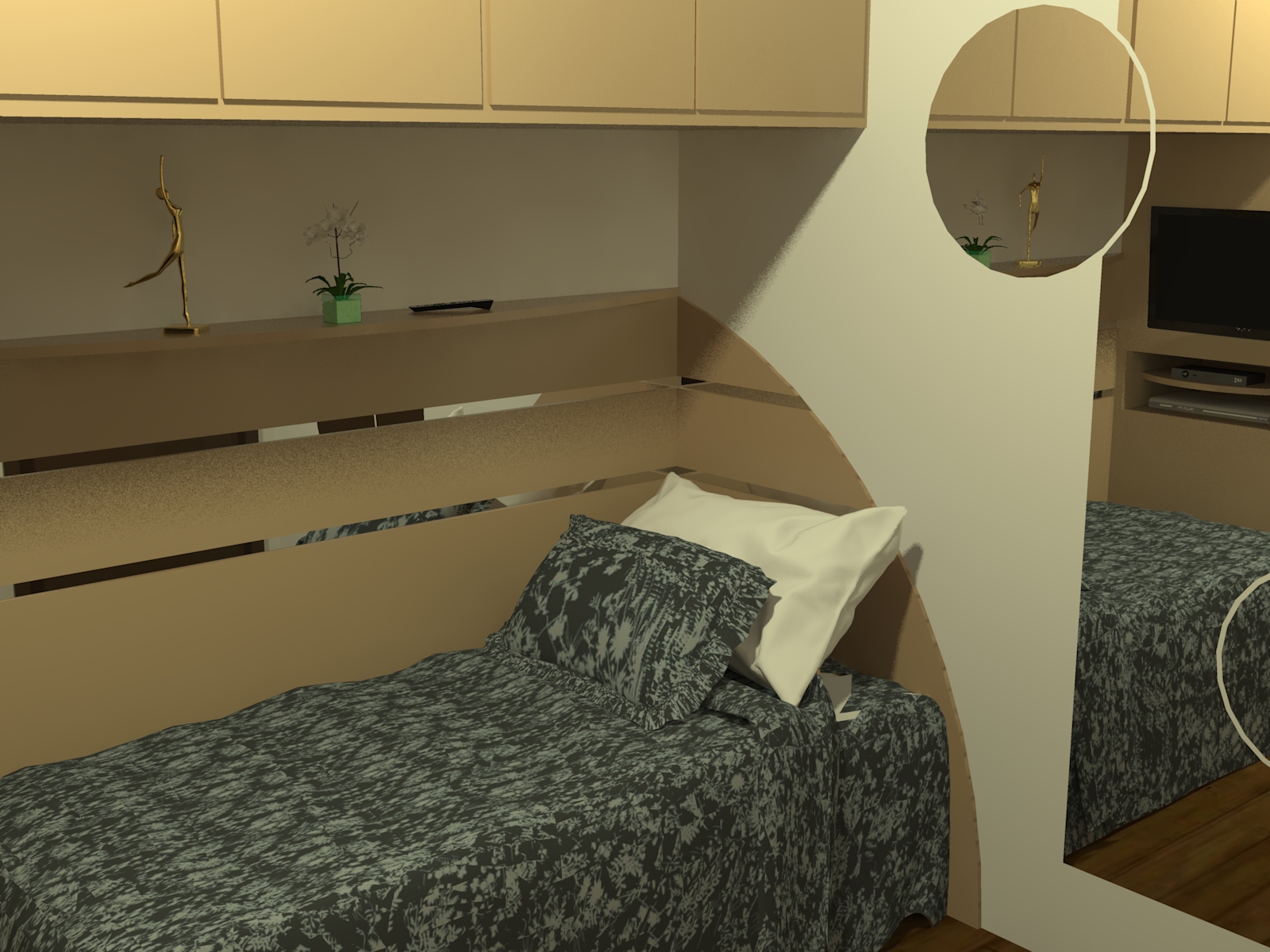 Quarto solteiro - menina