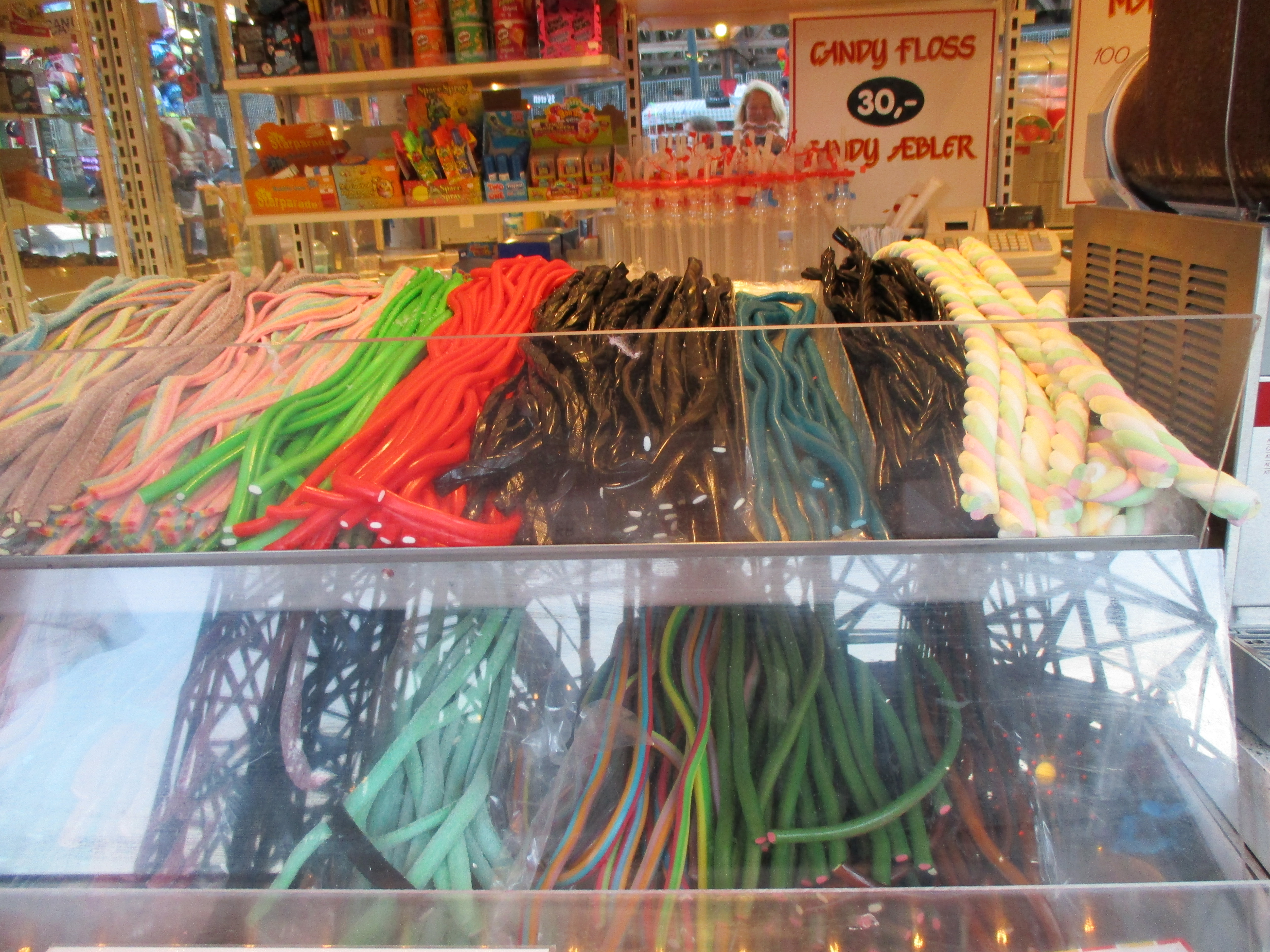 Tons of licorice at Bakken, Copenhagen