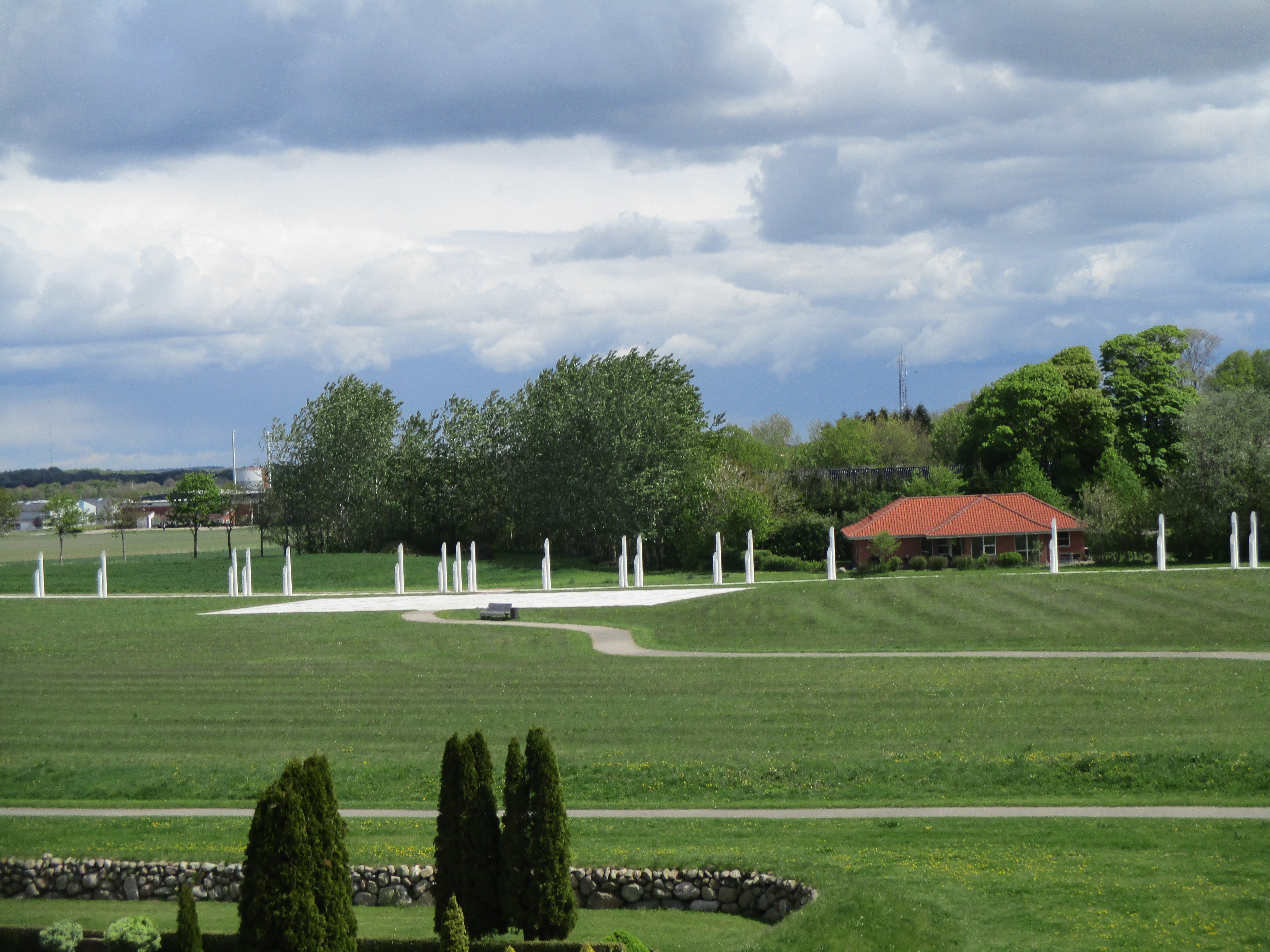ship burial site outline