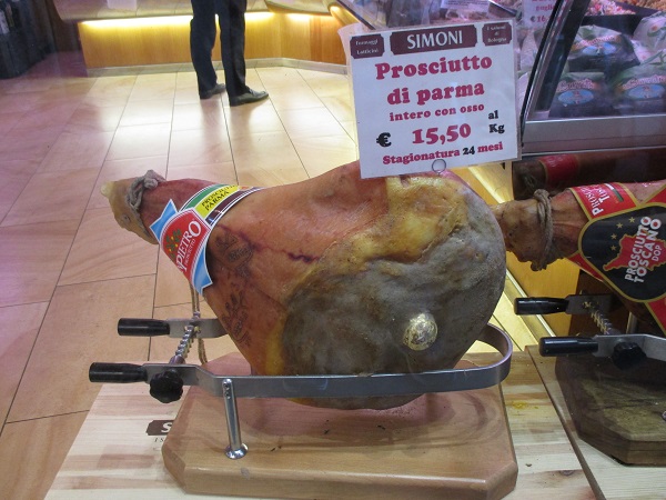 Proscuitto de parma - still cheaper than Vancouver