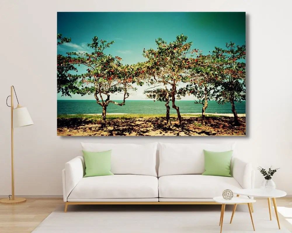 עצים על הים 5190 תמונה לסלון