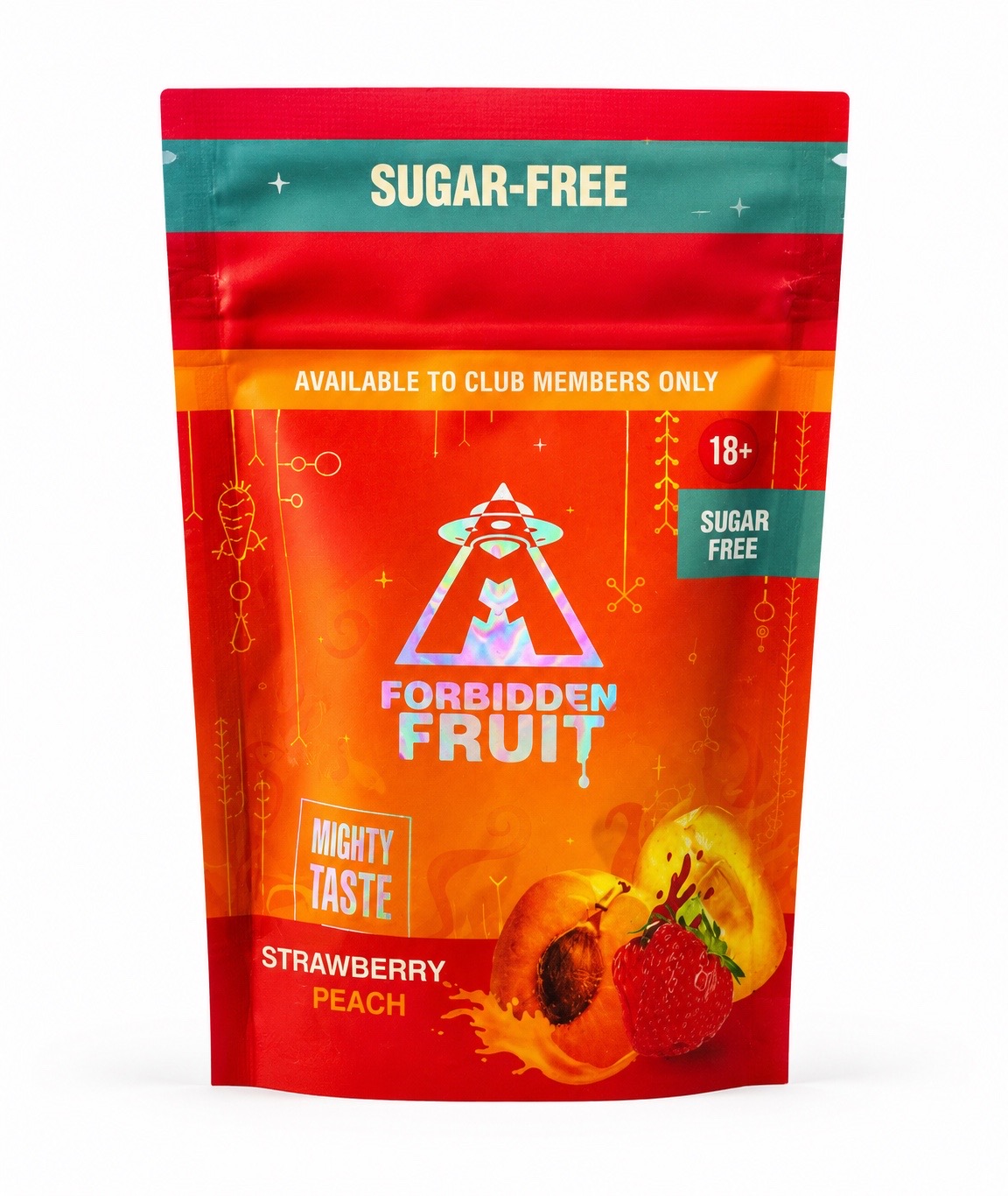 Featured image for “Forbidden Fruit | Sugar -Free | Strawberry Peach Gummies”