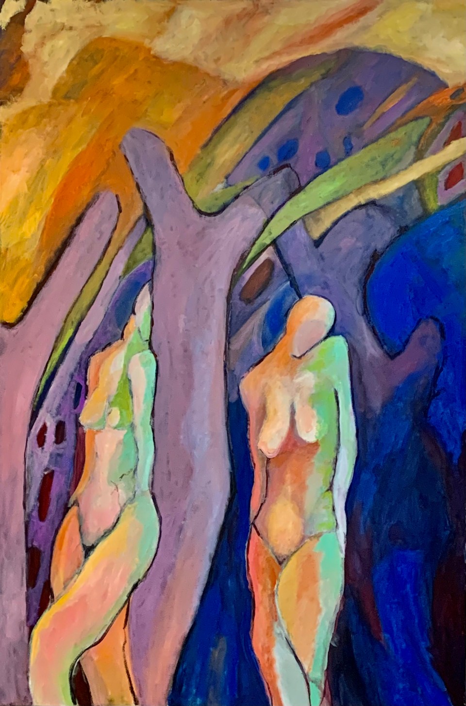 Fearless and Searching - 72" x 48" oil on canvas