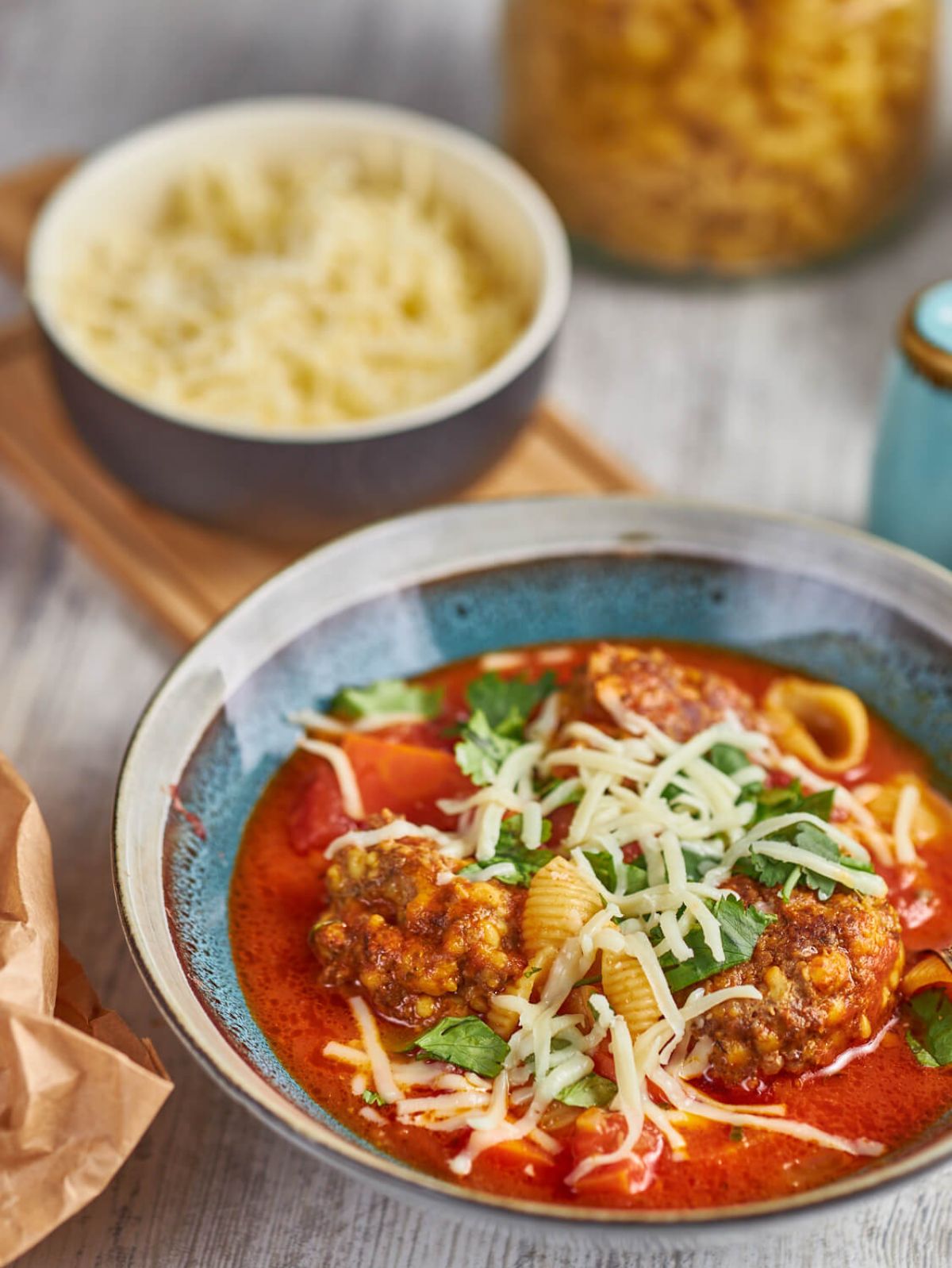 Homemade Italian Meatball Soup - DANNY'S DELIGHT