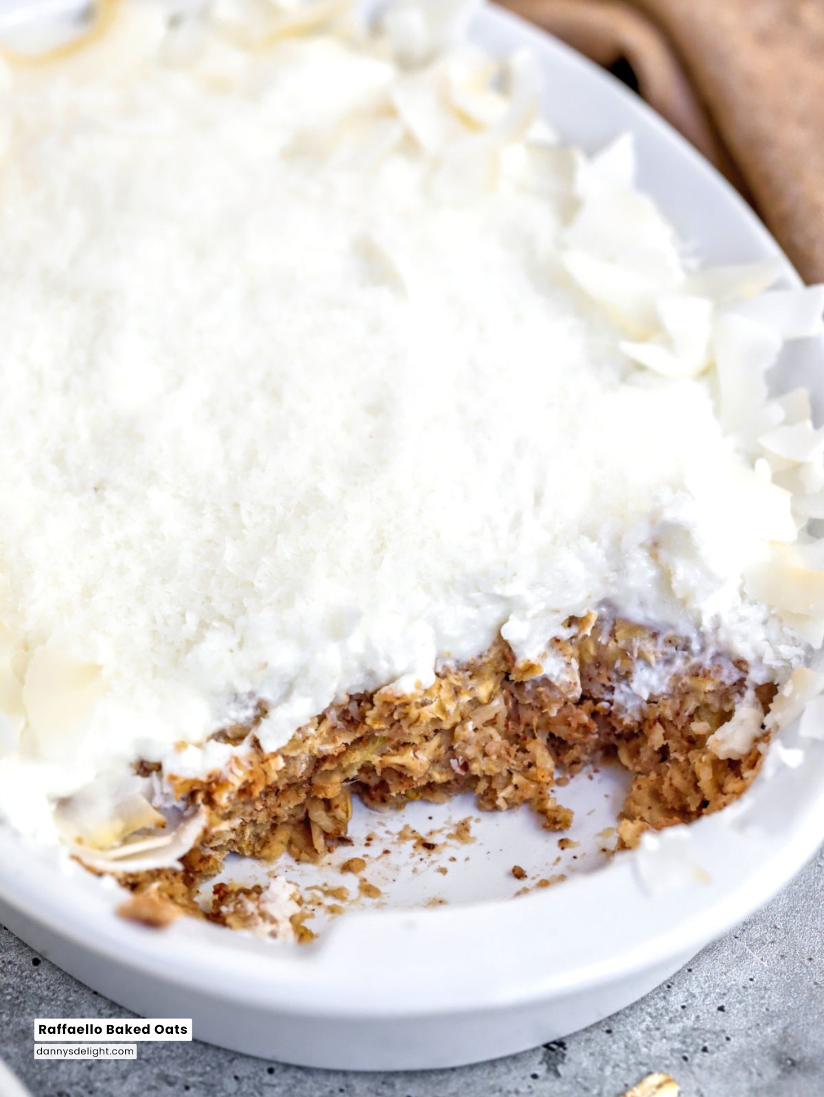 Raffaello Baked Oats - DANNY'S DELIGHT