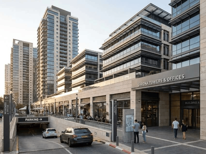 תכנון שילוט למתחמי מגורים ומסחר