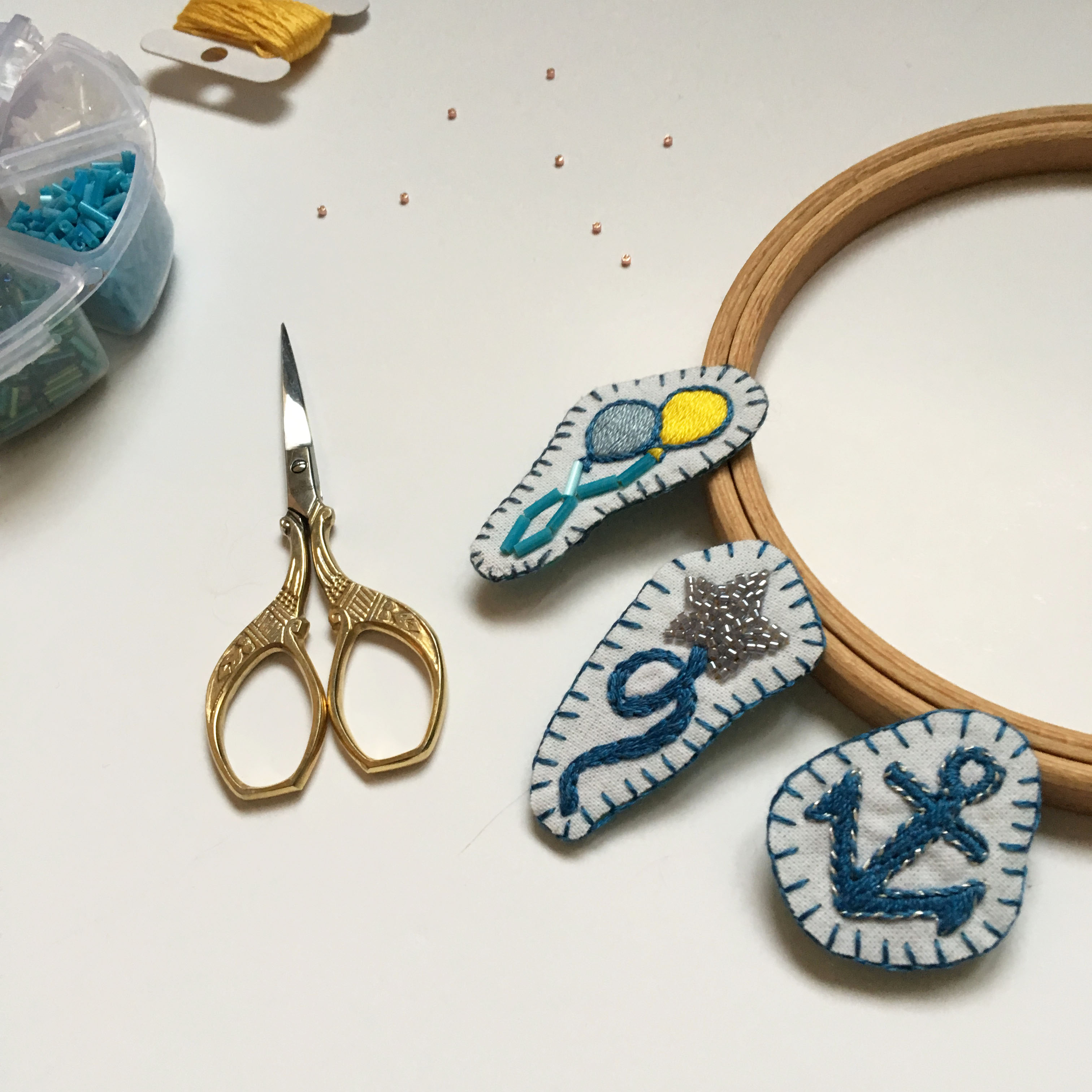 Tuto : Broder une broche