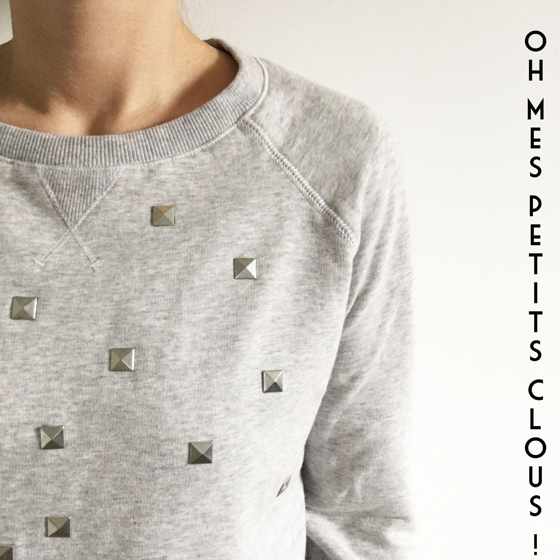 Customiser un sweat avec des clous thermocollants