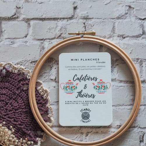 Mini planches "Cafetières et théières"