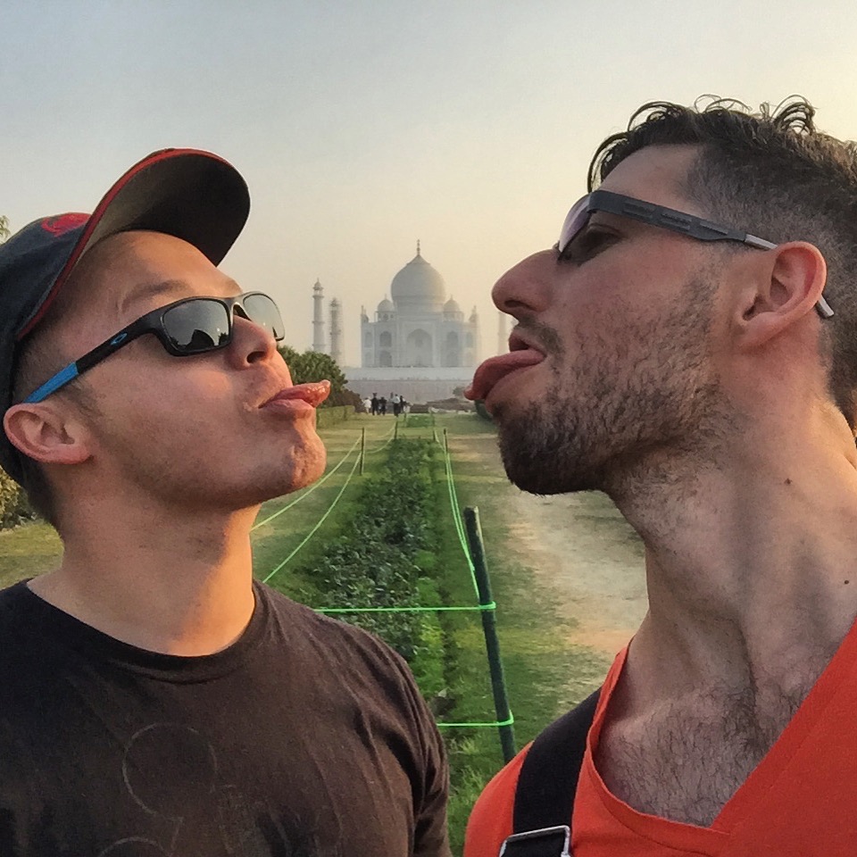 Licking things