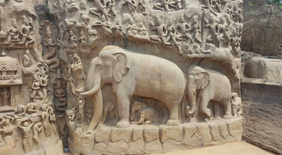 The Descent of the Ganges Monument at Mahabalipuram