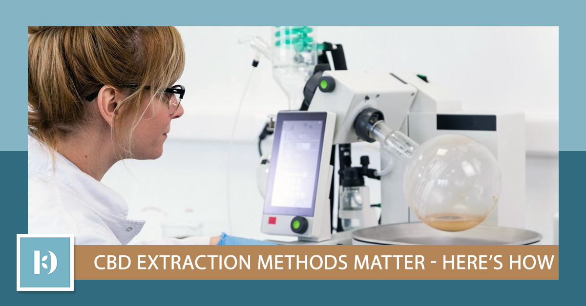 An image of CBD being extracted.