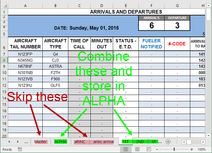 how to combine certain sheets but not others dan wagner co