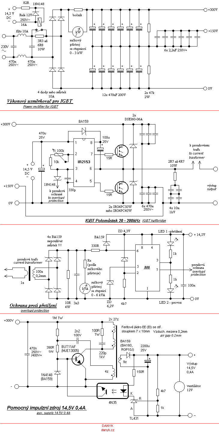 Igbt Halfbridge 20 200khz With Overload Protection