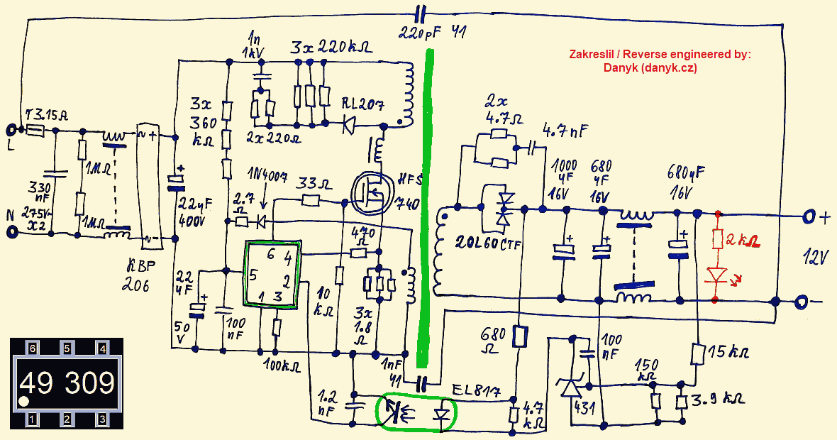 Reverse Engineered Schematics