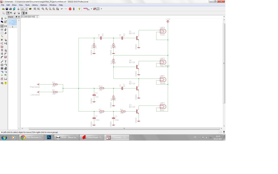 Schematovnik Barevna Hudba S Zarovkami