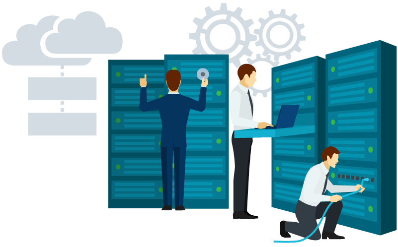hostin illustration عرض على استضافة بلوهوست