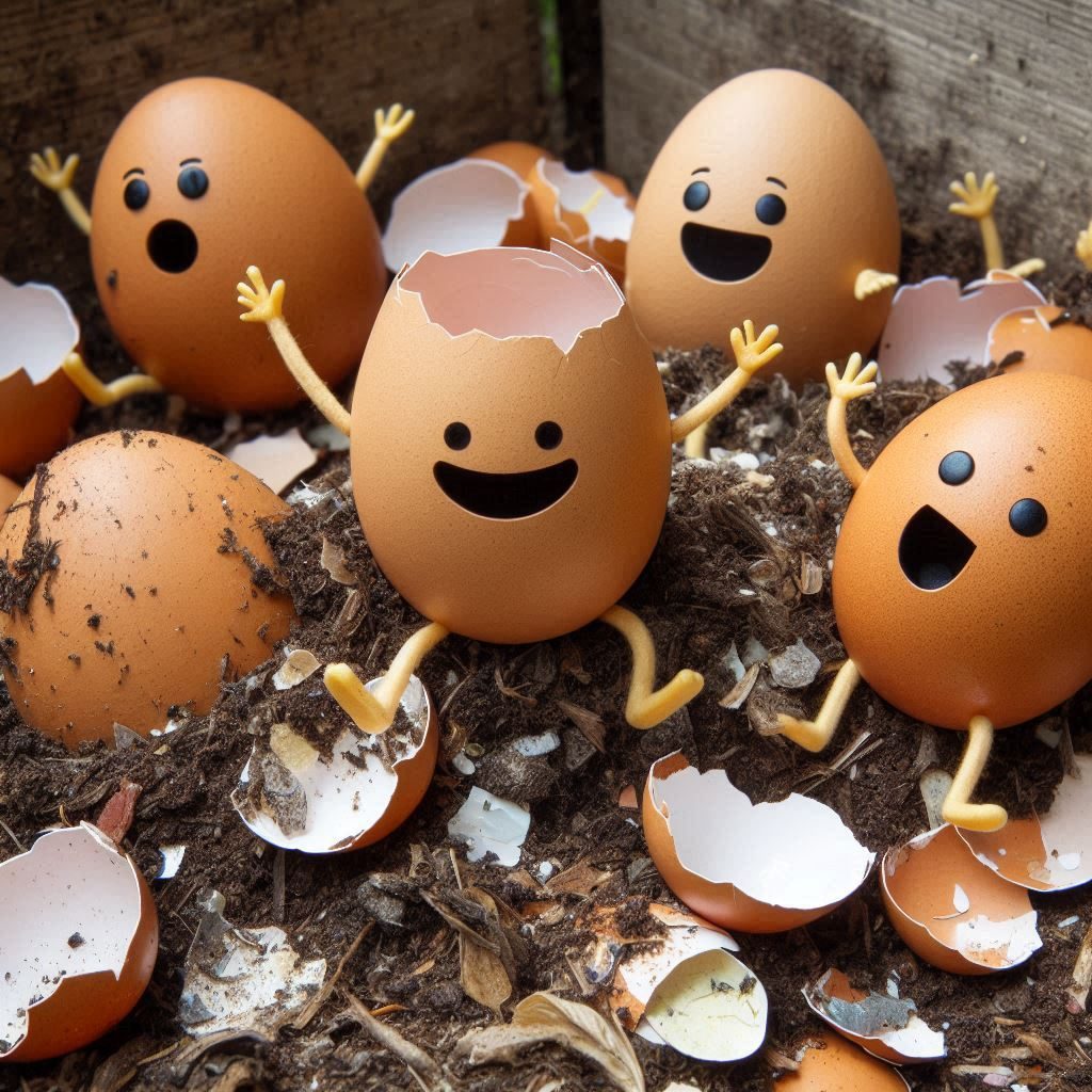 Egg Shells and Cartons For  Best Compost