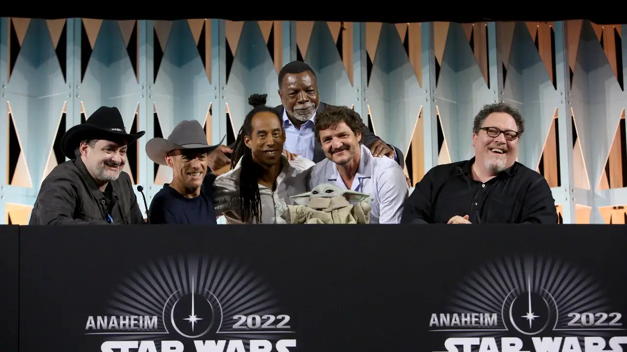 Check Out These Photos From the Star Wars Celebration Panel "Mando+: A  Conversation with Jon Favreau & Dave Filoni"