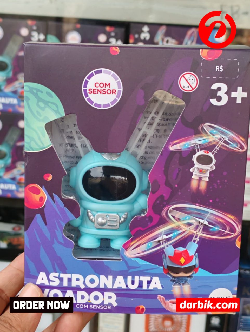 Spaceman Mini Infrared Induction Flying Toy