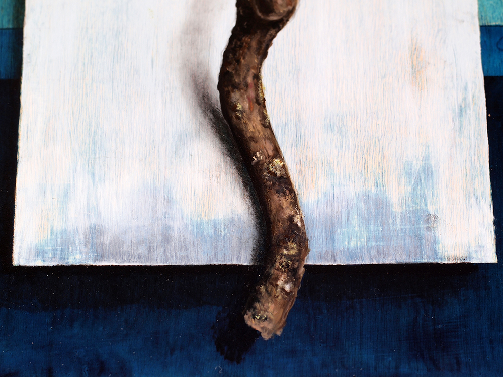 “Absolute: Frequency”: Oil on maple panel. 21 1/4” x 30 1/2”. 12.11.18.
