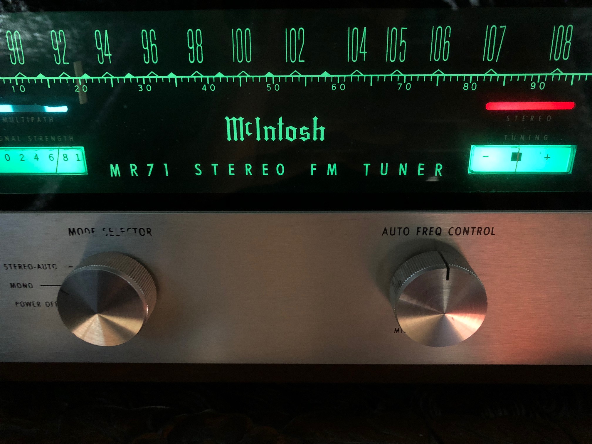 McINTOSH MR71 vintage tuner upgrade | D a r k L a n t e r n