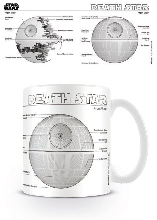 Star Wars Death Star Sketch Mug