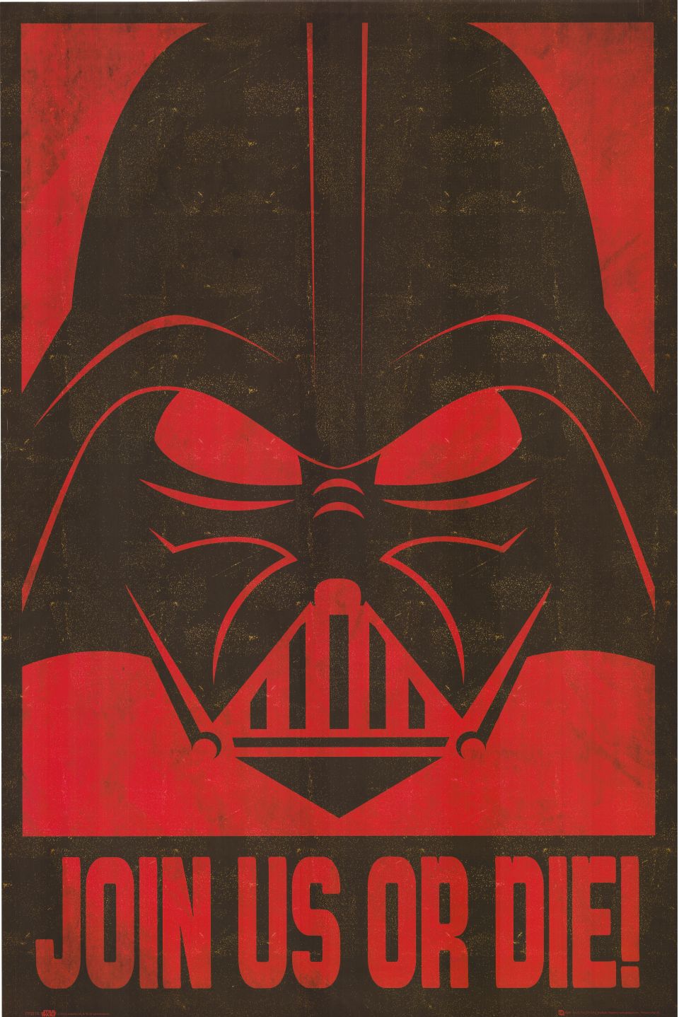 Star Wars Darth Vader Join Us Or Die Poster