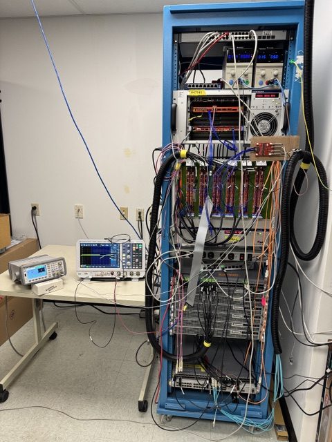 Data Aquisition Setup Data server rack