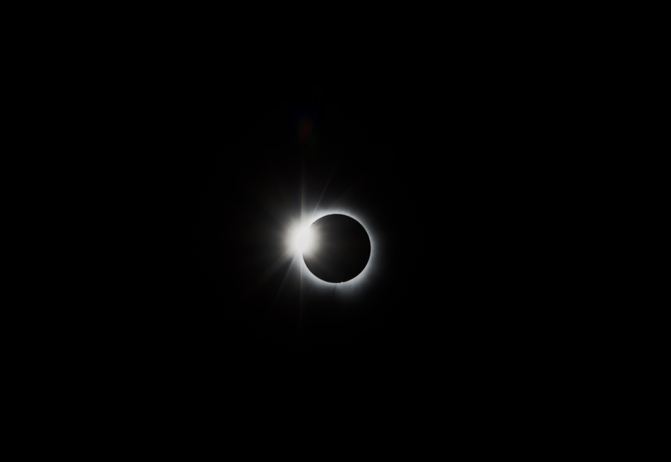 The diamond Ring of a solar eclipse